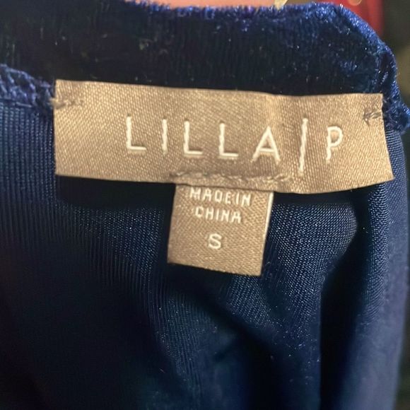 Lilla P Velvet top    LTOP424 - Picture 3 of 4